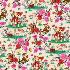Jersey Bambi & Friends ecru